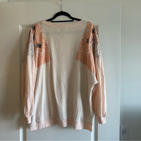 Free People We the Free Feelin’ It Embroidered Top - Picture 6 of 8